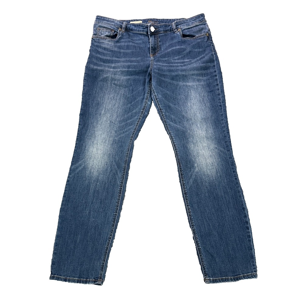 Kut from the Kloth Slouchy Boyfriend Jeans Womens 16 Mid Rise Straight Stretch